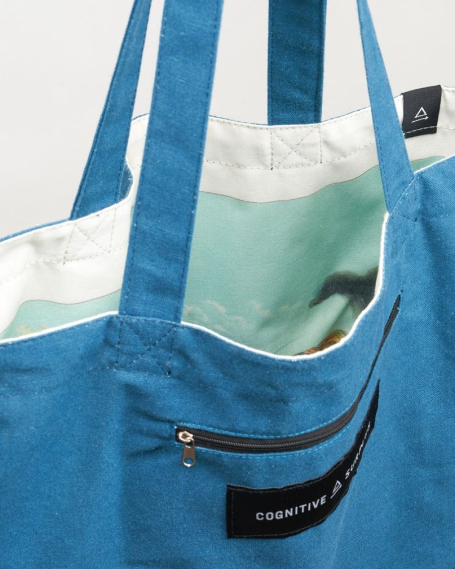 Bags Cognitive Surplus | Layers Of Earth Tote Bag | Reversible Geology Tote