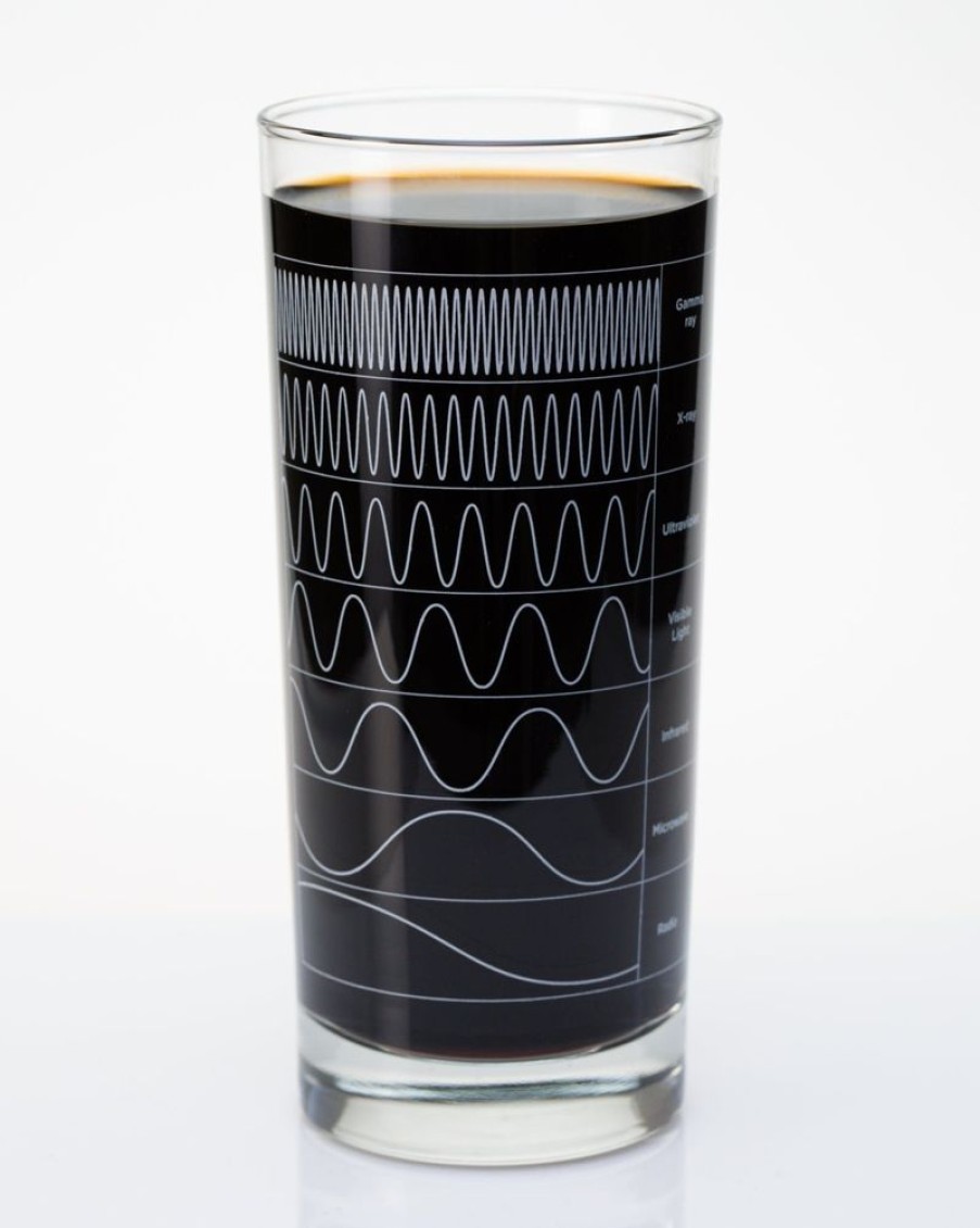 Kitchen + Bar Cognitive Surplus | Electromagnetic Spectrum Drinking Glass