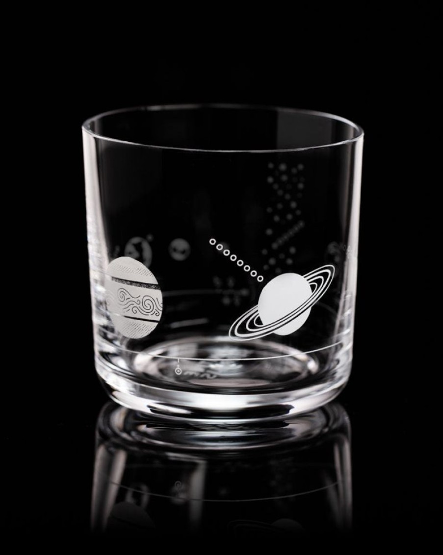 Kitchen + Bar Cognitive Surplus | Solar System Whiskey Glass - Scotch Glass | Cognitive Surplus