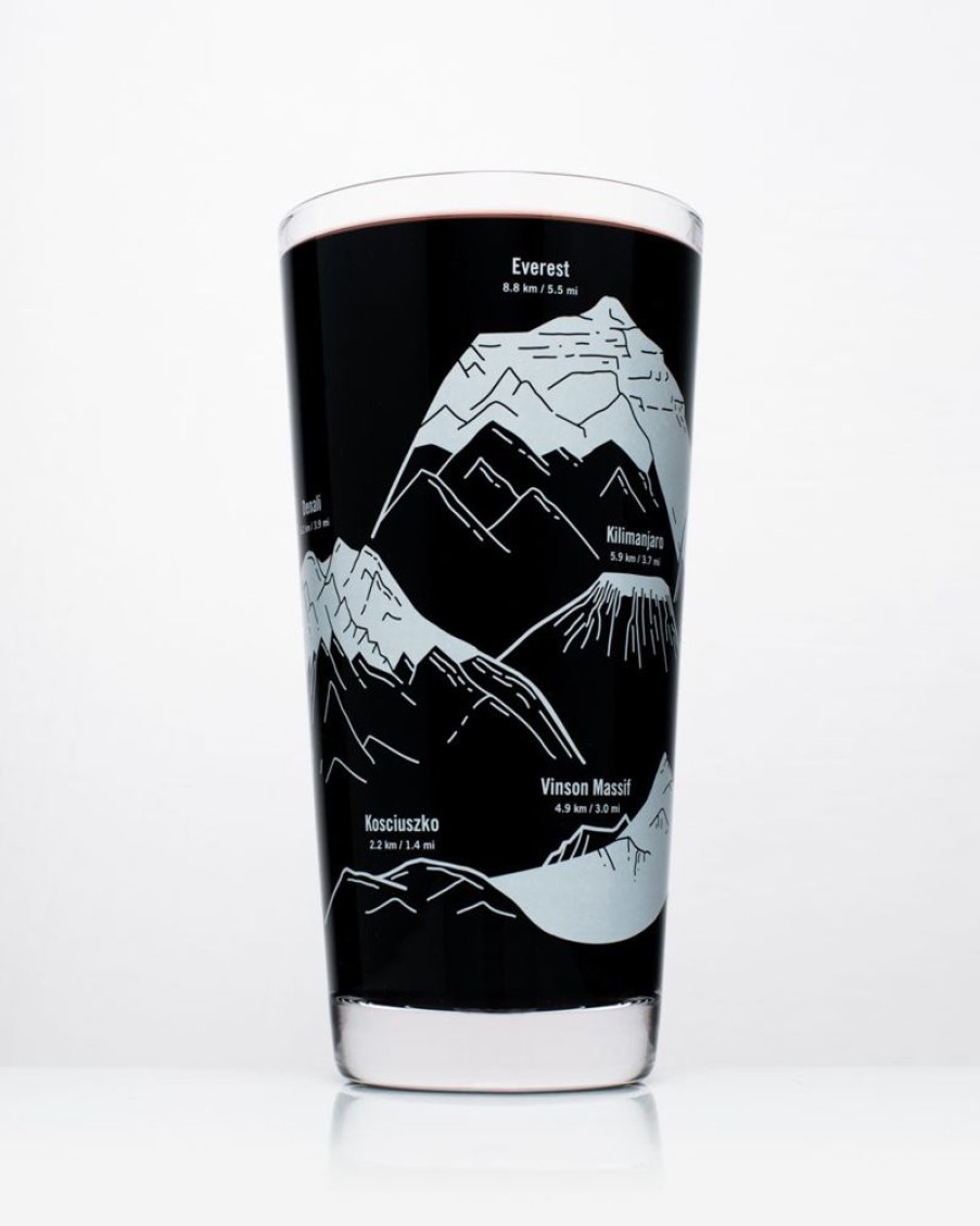 Kitchen + Bar Cognitive Surplus | Mountain Peaks Of The World Beer Glass | Cognitive Surplus