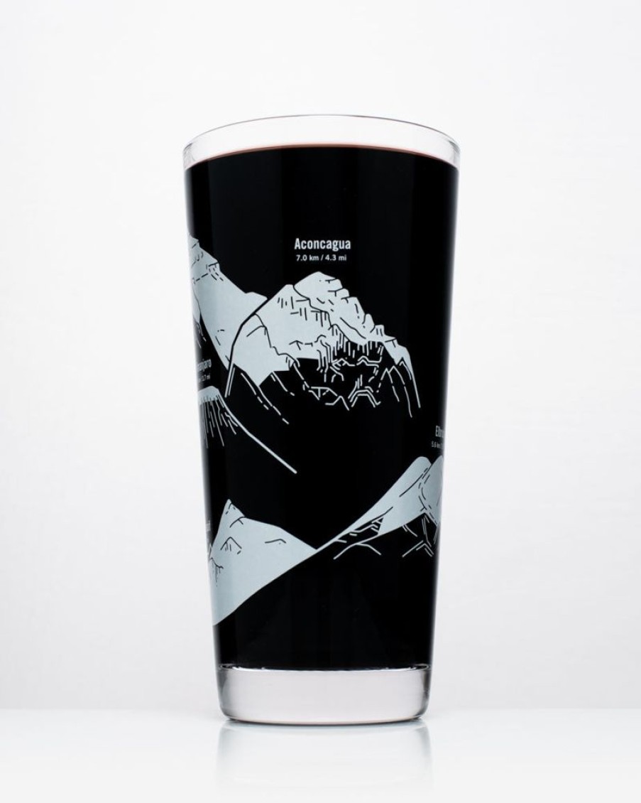 Kitchen + Bar Cognitive Surplus | Mountain Peaks Of The World Beer Glass | Cognitive Surplus