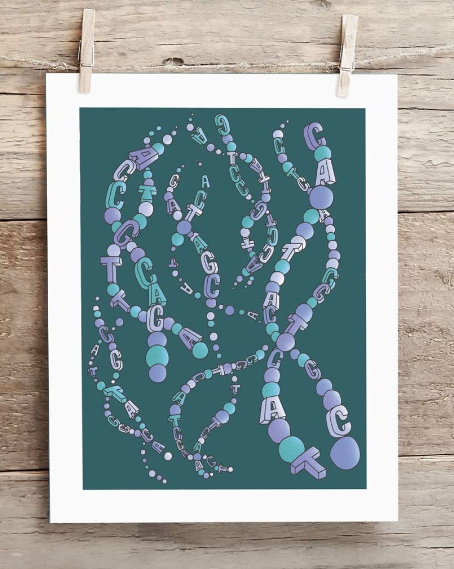 Wall Art Cognitive Surplus | Genetics: Dna Museum Print | Pharmacist Gift