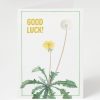 Stationery Cognitive Surplus | Good Luck! Dandelion Greeting Card | Cognitive Surplus