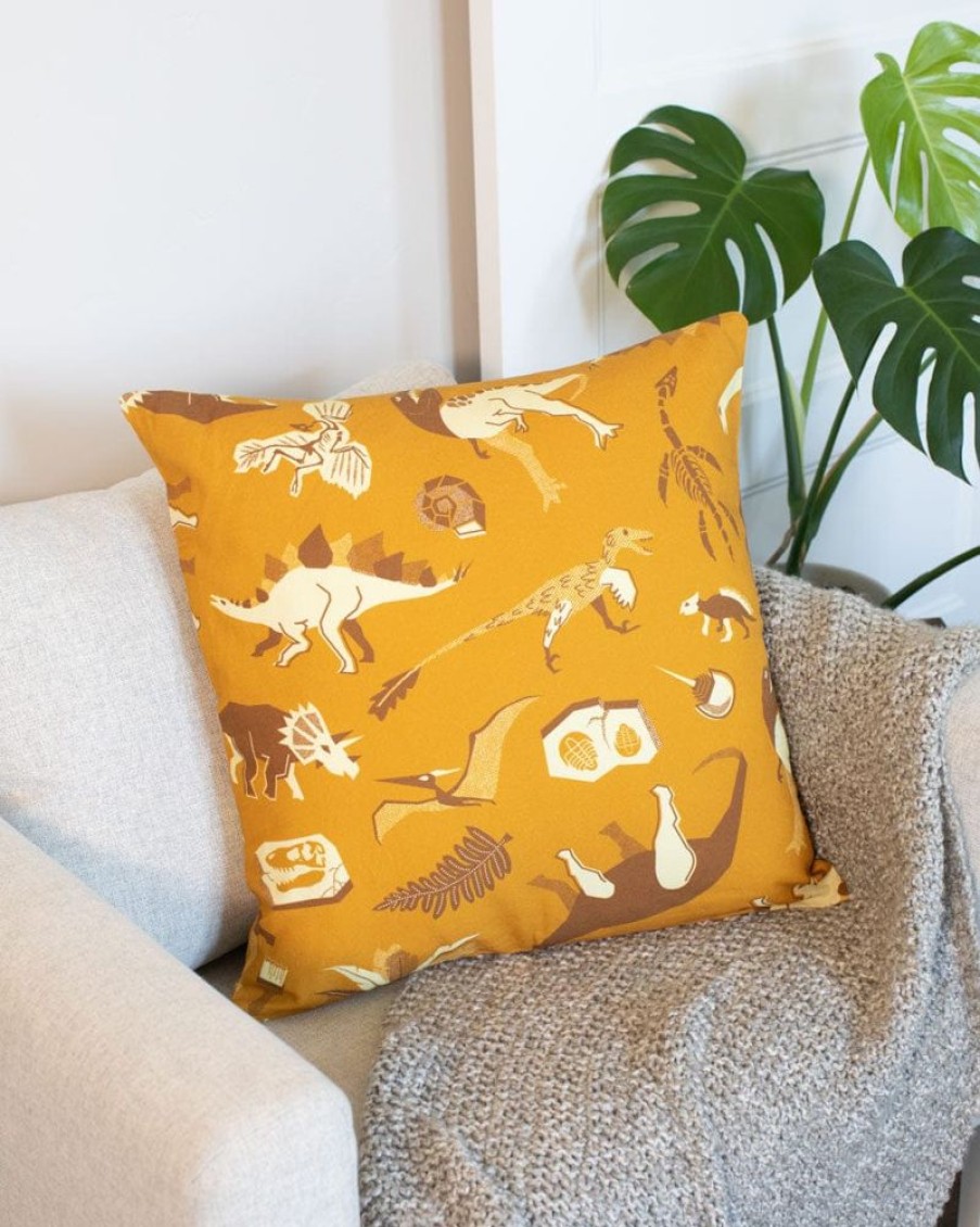 Home Cognitive Surplus | Retro Dinosaur Pillow Cover