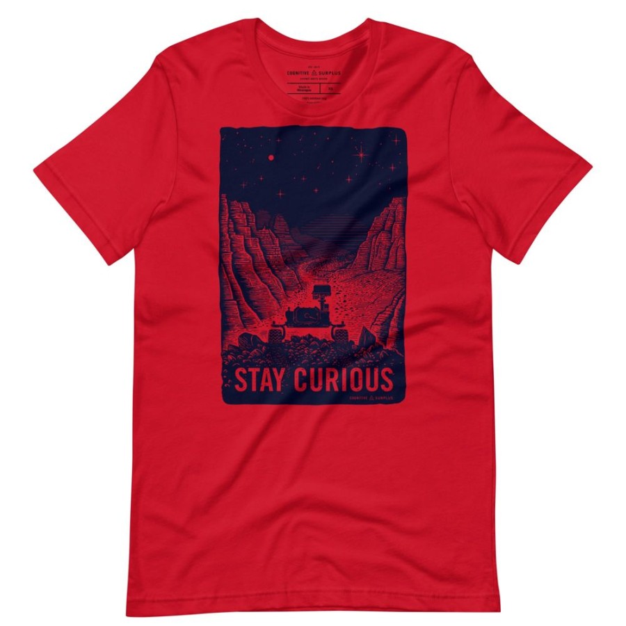 Apparel Cognitive Surplus | Stay Curious Mars Rover Graphic Tee