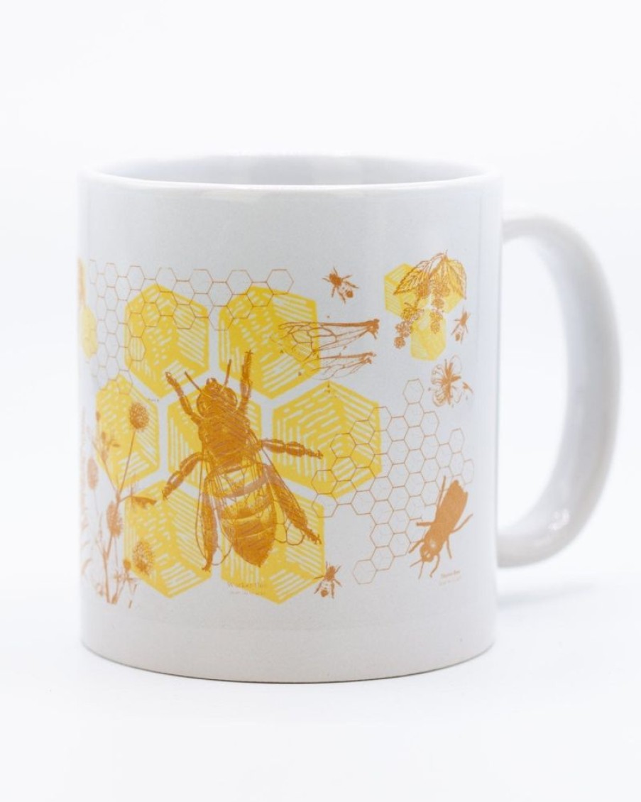 Kitchen + Bar Cognitive Surplus | Honey Bee Mug 20 Oz | Insect Mug