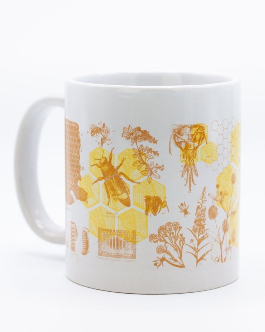 Kitchen + Bar Cognitive Surplus | Honey Bee Mug 20 Oz | Insect Mug