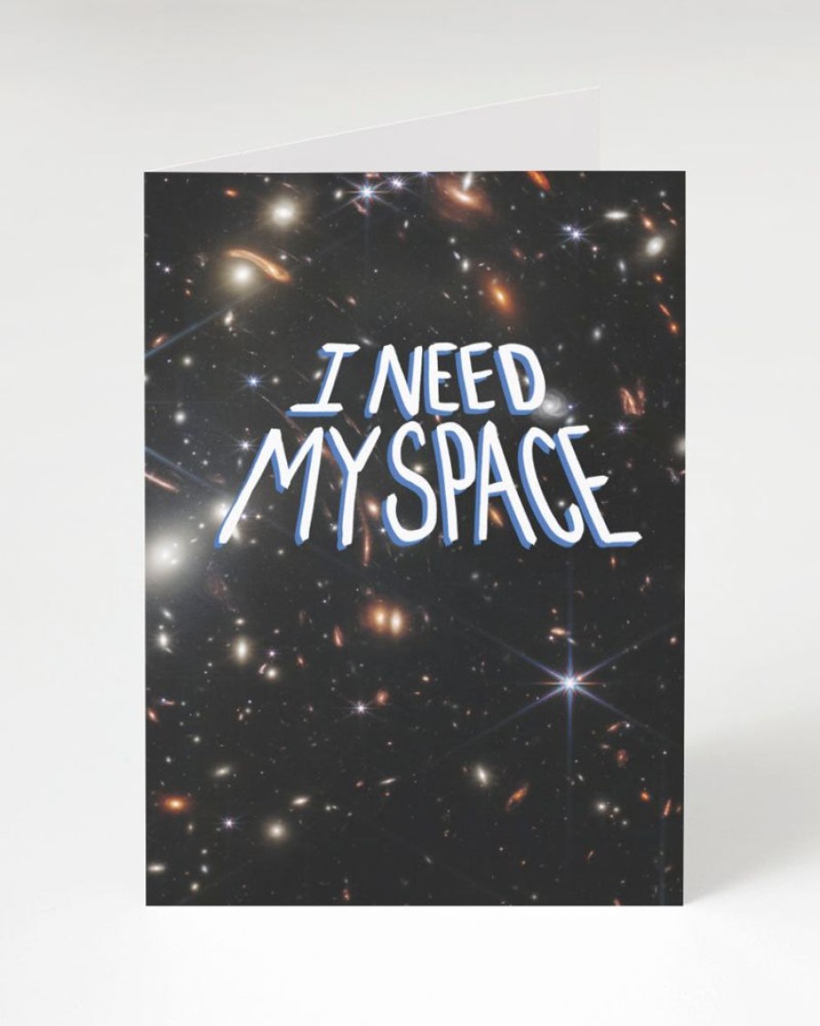 Stationery Cognitive Surplus | I Need My Space - Astronomy Greeting Card | Cognitive Surplus