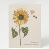 Stationery Cognitive Surplus | Symbiotic Like Bees & Flowers Card - Science Love Card | Cognitive Surplus