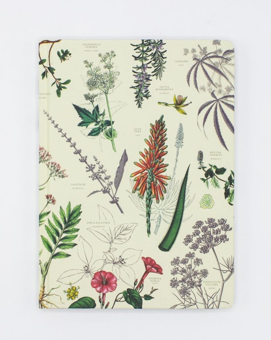 Notebooks Cognitive Surplus | Medicinal Botany Hardcover Notebook - Lined/Grid