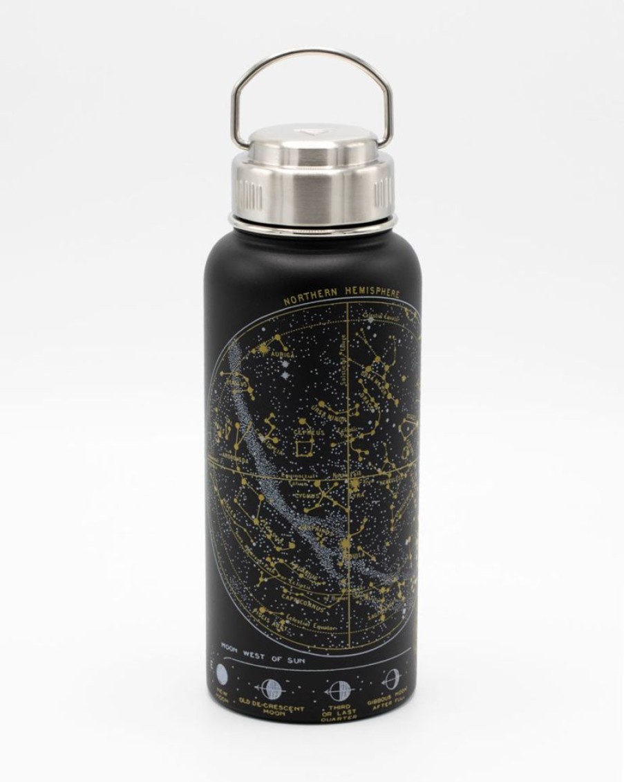 Kitchen + Bar Cognitive Surplus | Astronomy 32 Oz. Stainless Steel Water Bottle | Cognitive Surplus