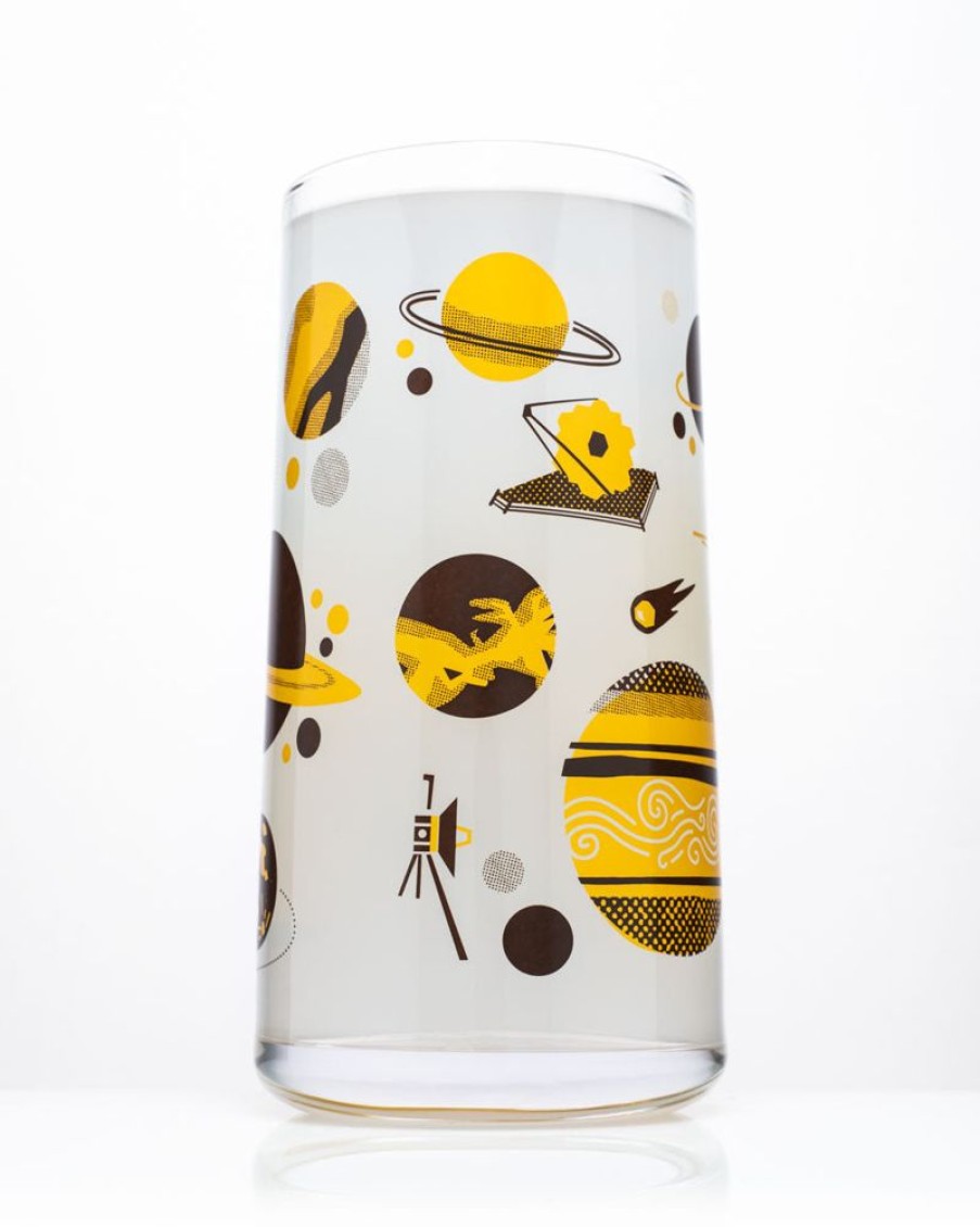 Kitchen + Bar Cognitive Surplus | Retro Space Drinking Glass - Astronomy Glass | Cognitive Surplus