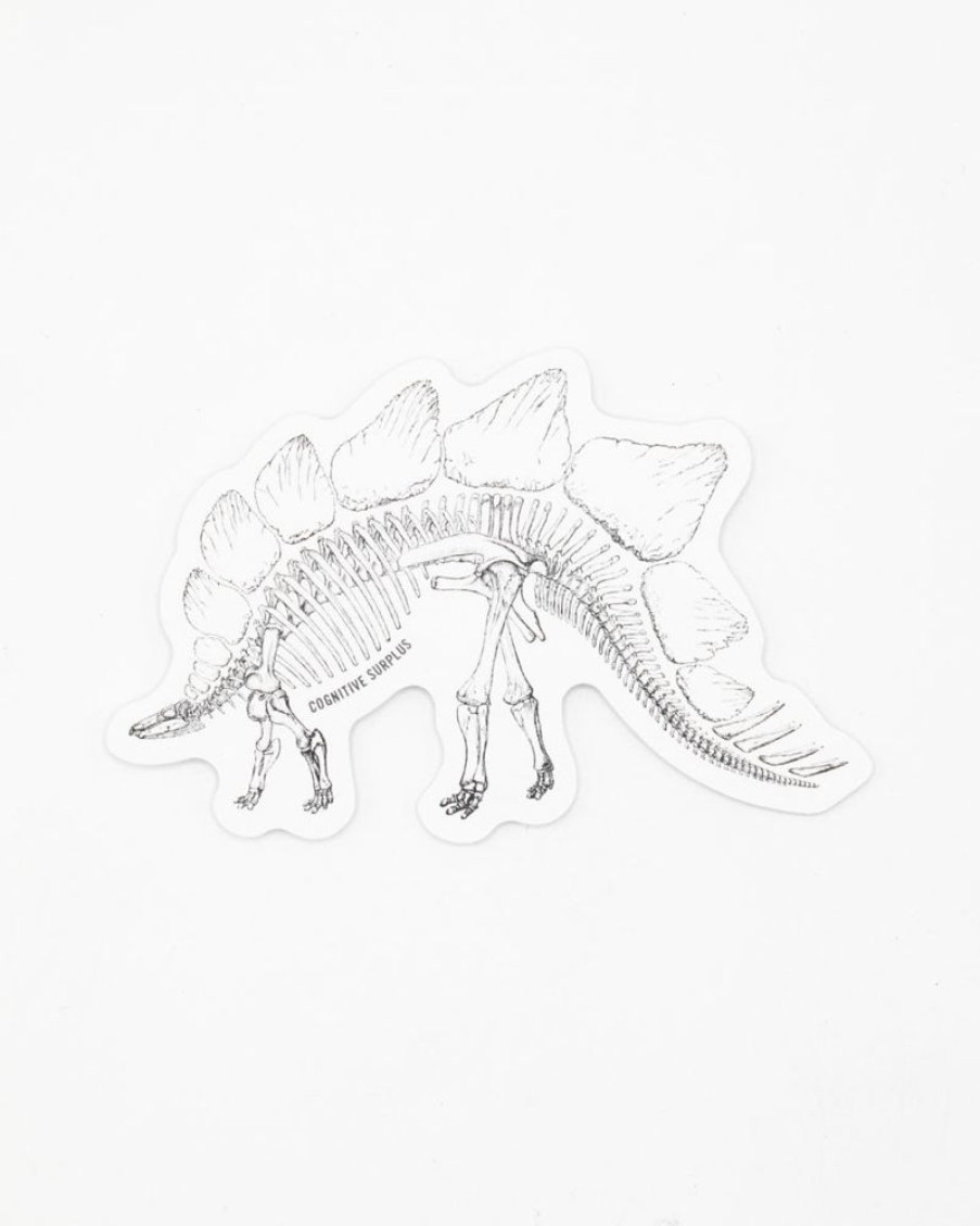 Stationery Cognitive Surplus | Stegosaurus Skeleton Sticker