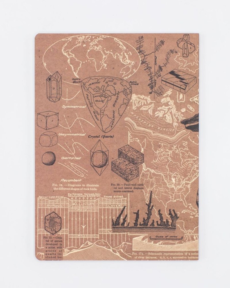 Notebooks Cognitive Surplus | Geology Softcover Notebook - Dot Grid