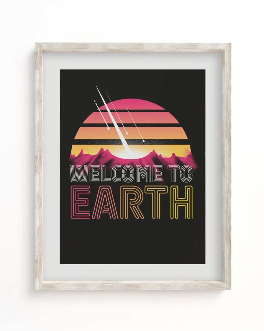 Wall Art Cognitive Surplus | Welcome To Earth Museum Print