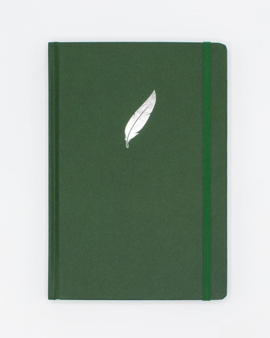 Notebooks Cognitive Surplus | Birds A5 Notebook - Ornithology - Dotted Lines | Cognitive Surplus Conifer Green