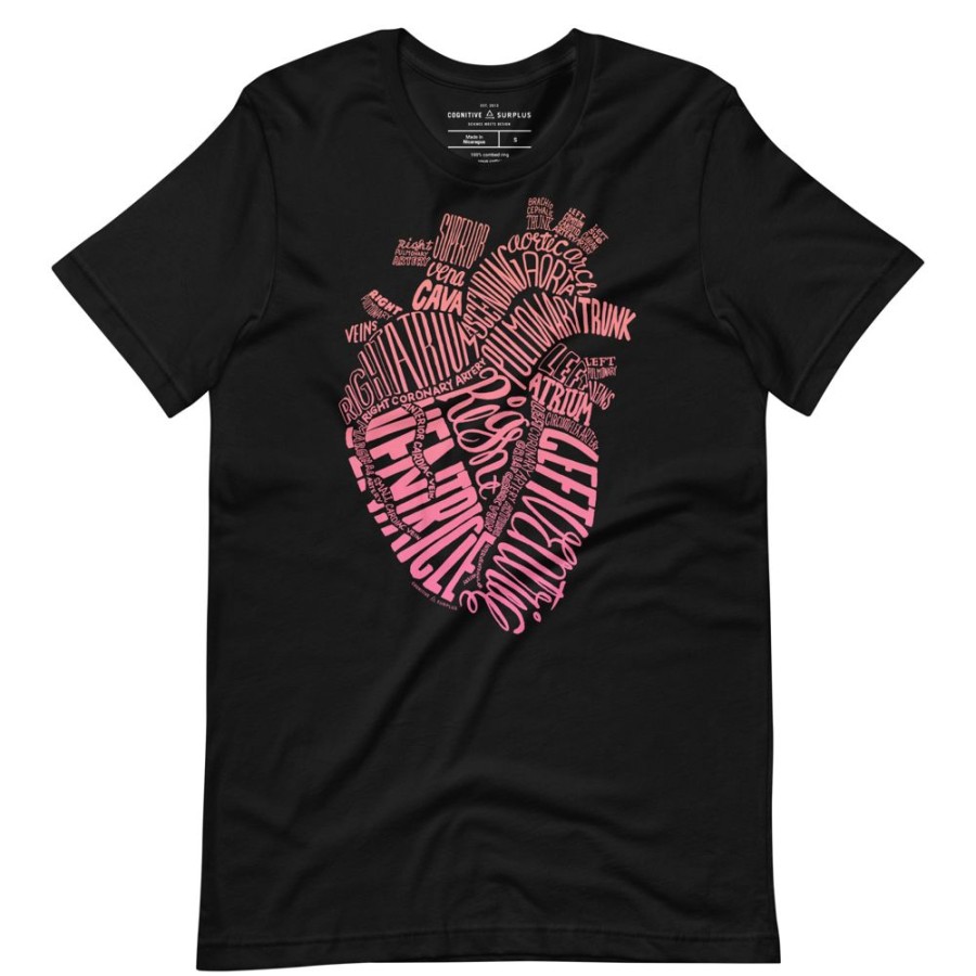 Apparel Cognitive Surplus | Typographic Heart Graphic Tee