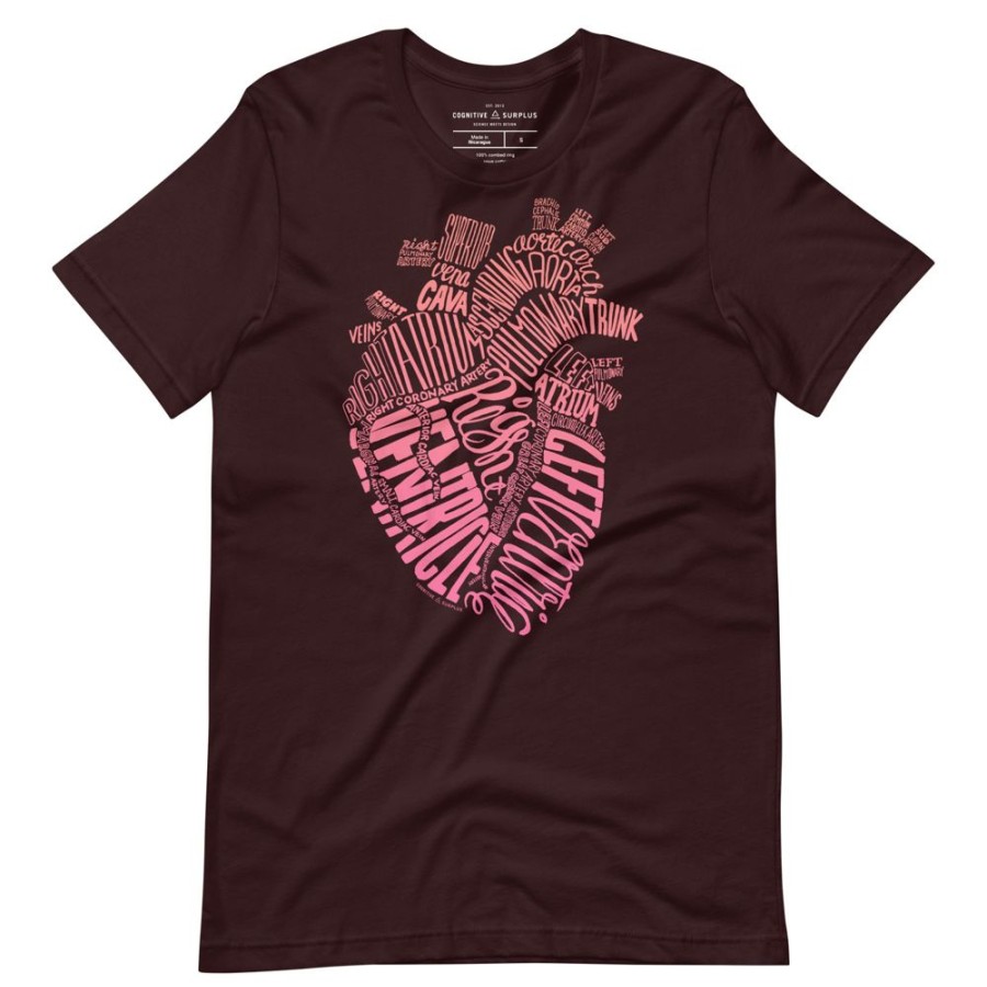 Apparel Cognitive Surplus | Typographic Heart Graphic Tee