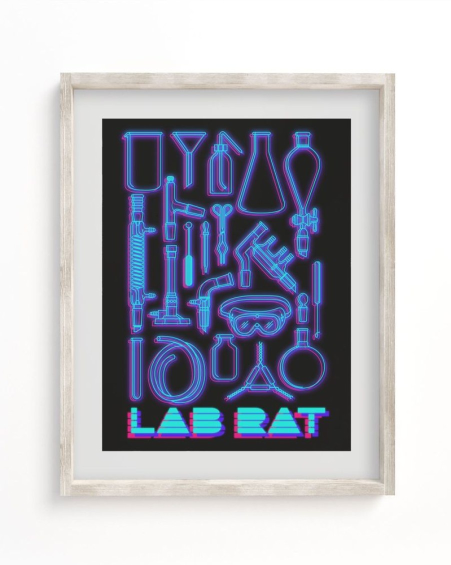 Wall Art Cognitive Surplus | Lab Rat Museum Print | Chemistry Gift