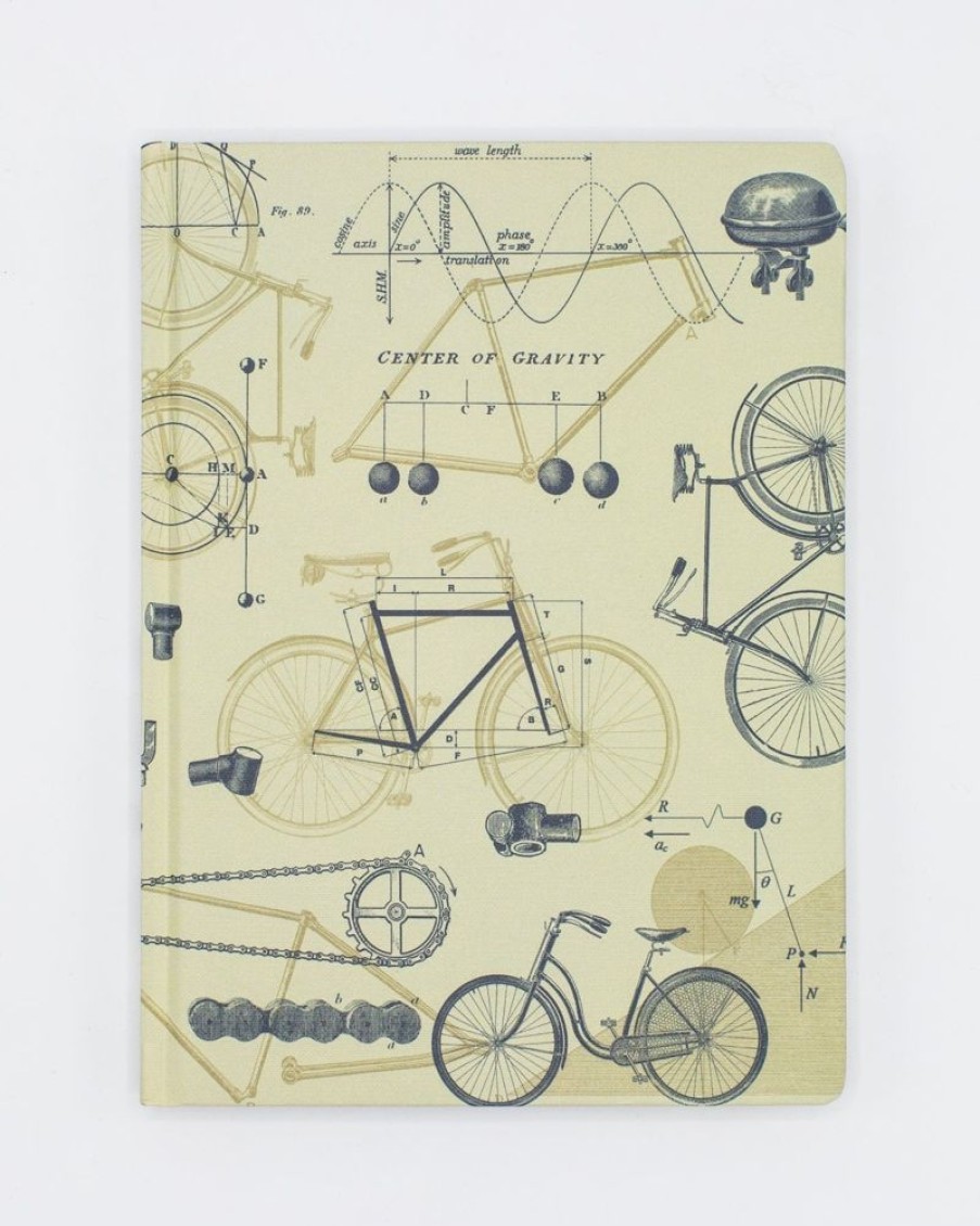 Notebooks Cognitive Surplus | Bicycle Notebook - Hardcover | Physics Gift