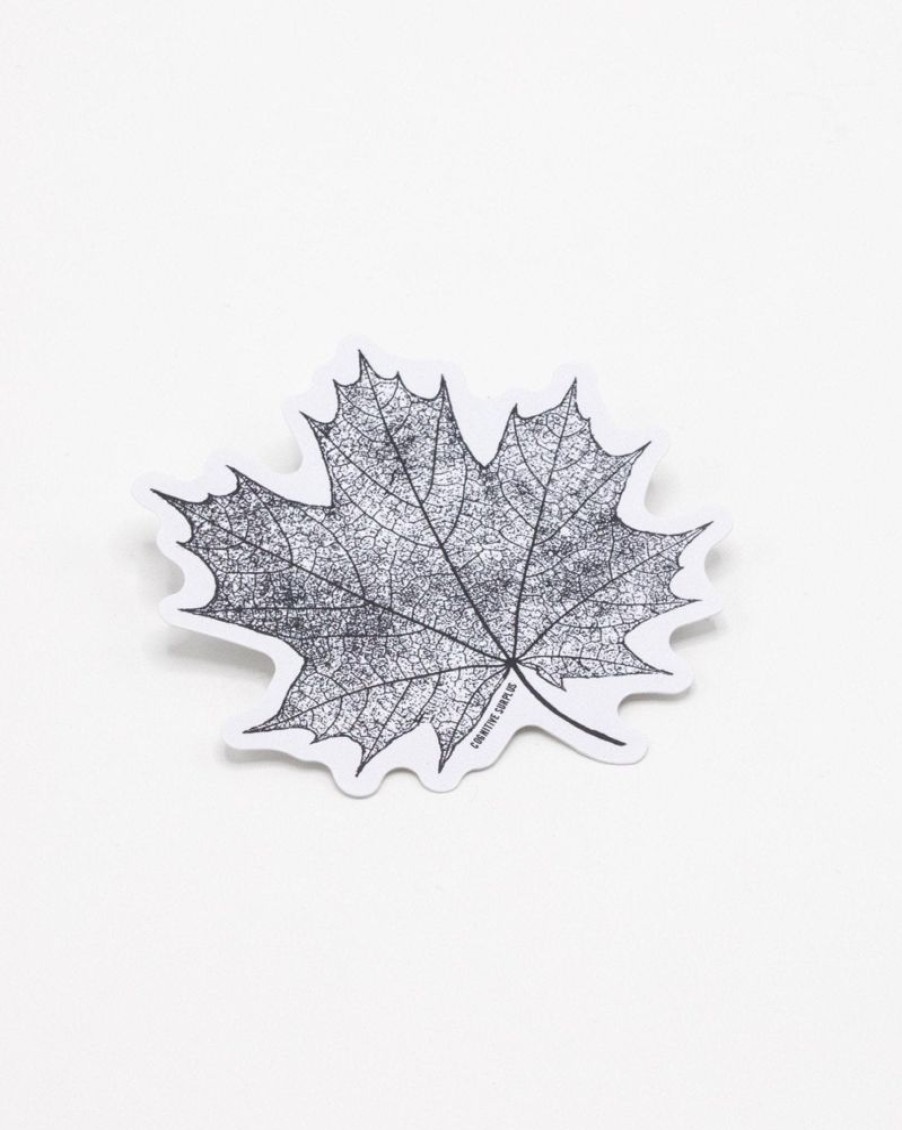 Stationery Cognitive Surplus | Maple Leaf Sticker