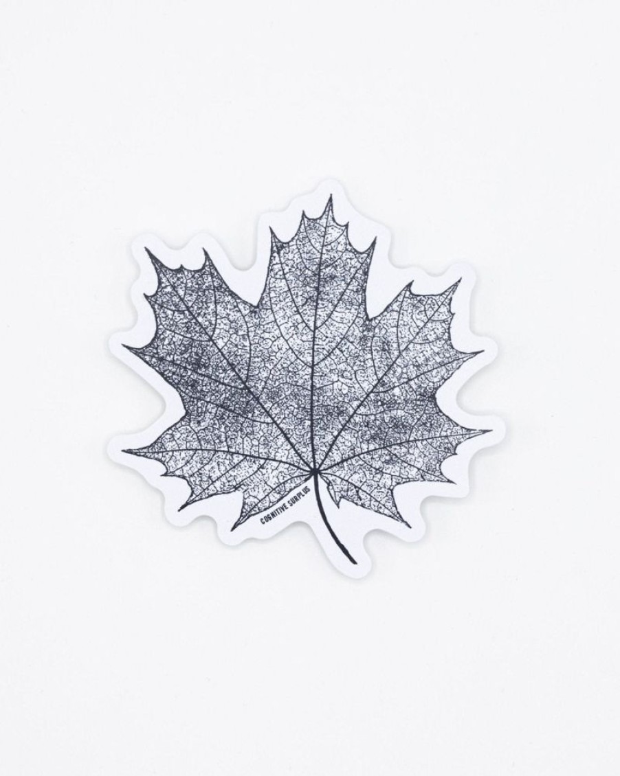 Stationery Cognitive Surplus | Maple Leaf Sticker