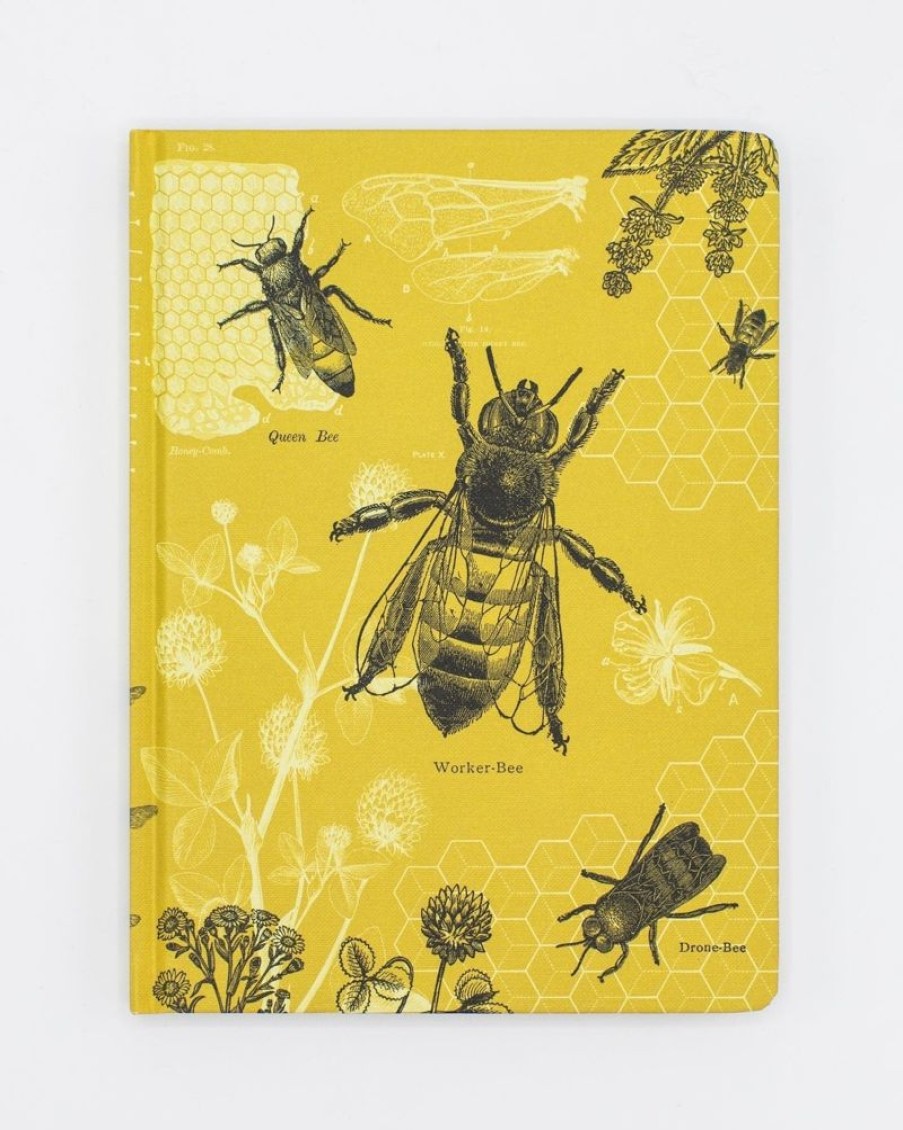 Notebooks Cognitive Surplus | Bee Hardcover Notebook | Insect Print