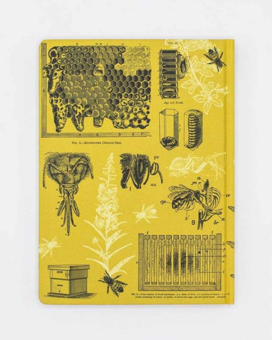 Notebooks Cognitive Surplus | Bee Hardcover Notebook | Insect Print