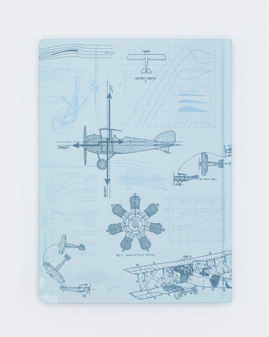 Notebooks Cognitive Surplus | Aviation Hardcover Notebook | Dotted Journal