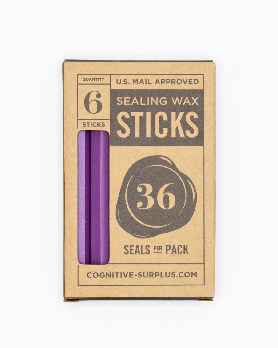 Stationery Cognitive Surplus | Violet Plum Sealing Wax Sticks