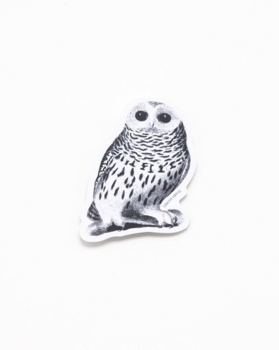 Stationery Cognitive Surplus | Snowy Owl Sticker