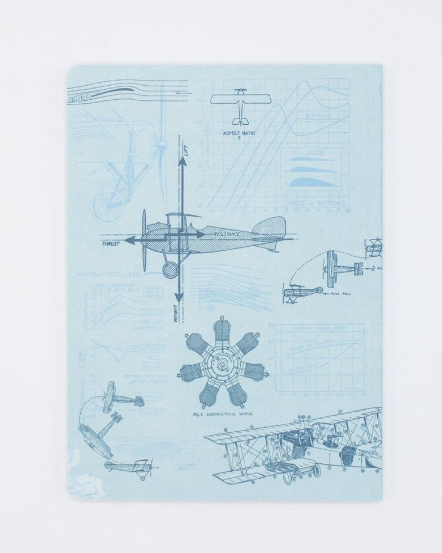 Notebooks Cognitive Surplus | Aviation Softcover Notebook | Dot Grid Journal