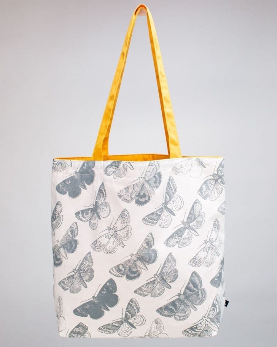 Bags Cognitive Surplus | Moth Print Tote Bag | Reversible Tote