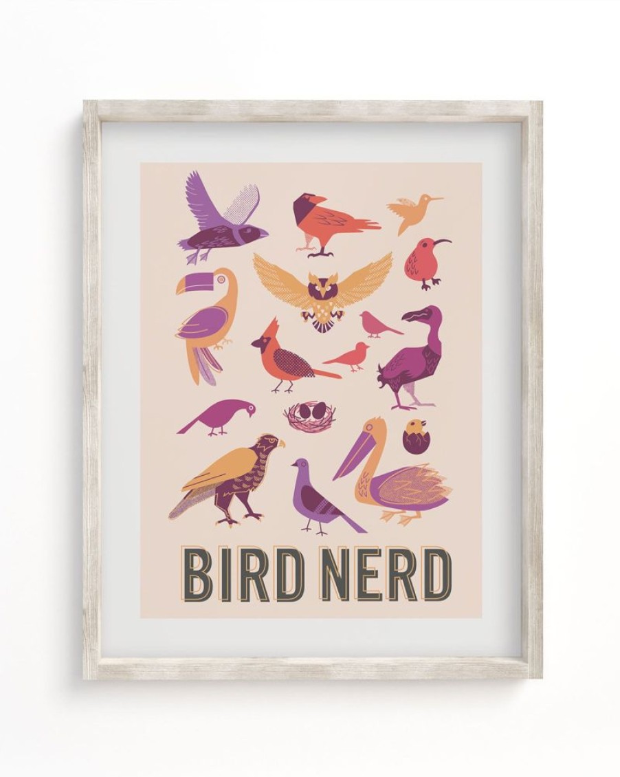 Wall Art Cognitive Surplus | Bird Nerd Art Print - Ornithology | Cognitive Surplus