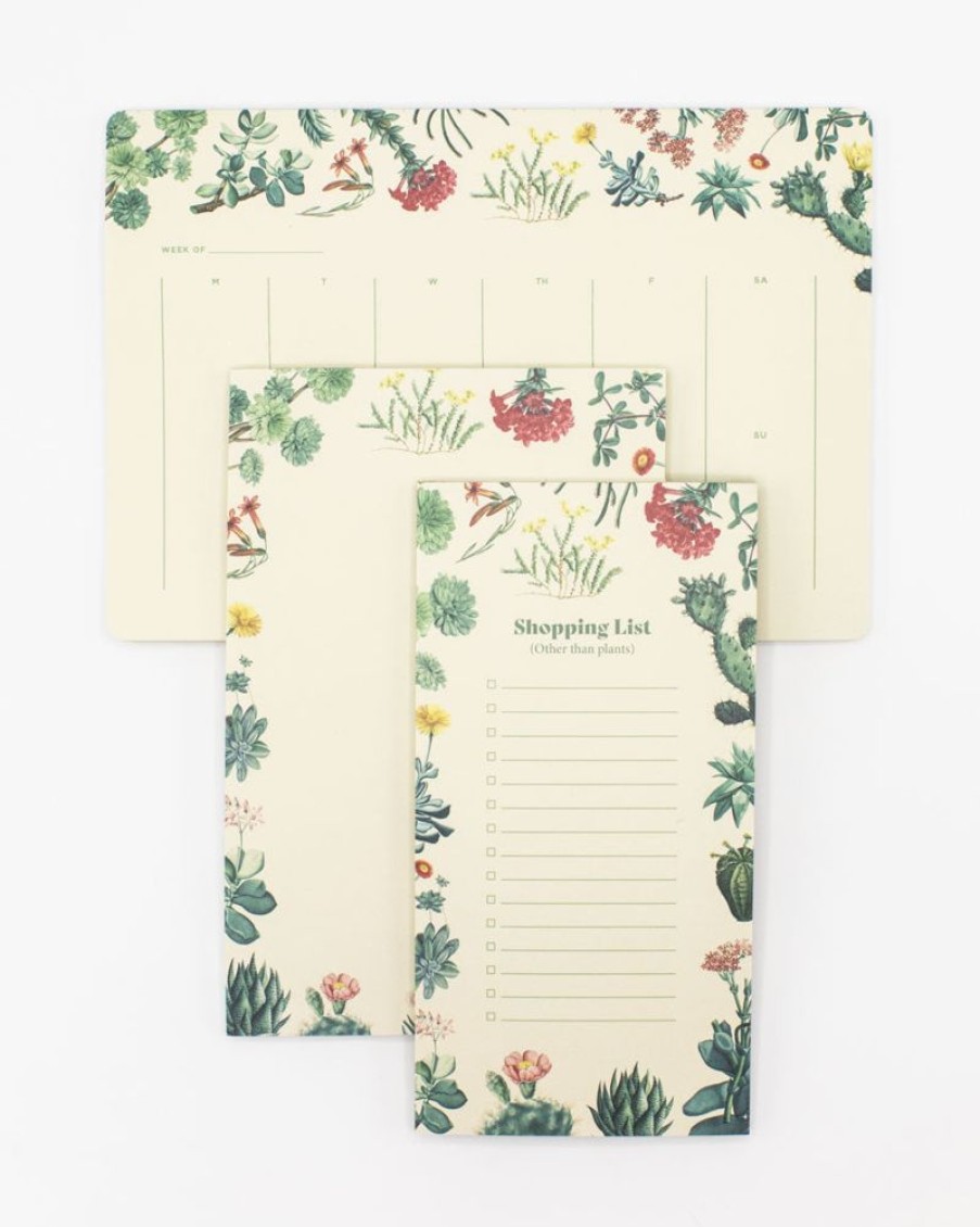 Stationery Cognitive Surplus | Cactus Notepads - Succulents Market Pad | Cognitive Surplus