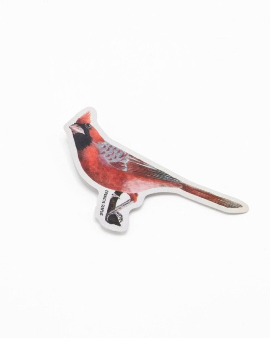 Stationery Cognitive Surplus | Cardinal Bird Sticker