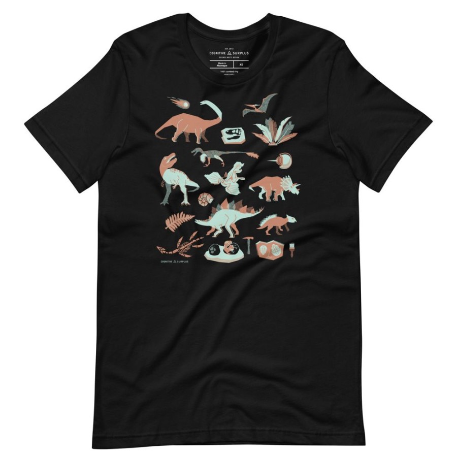 Apparel Cognitive Surplus | Retro Paleontology Graphic Tee