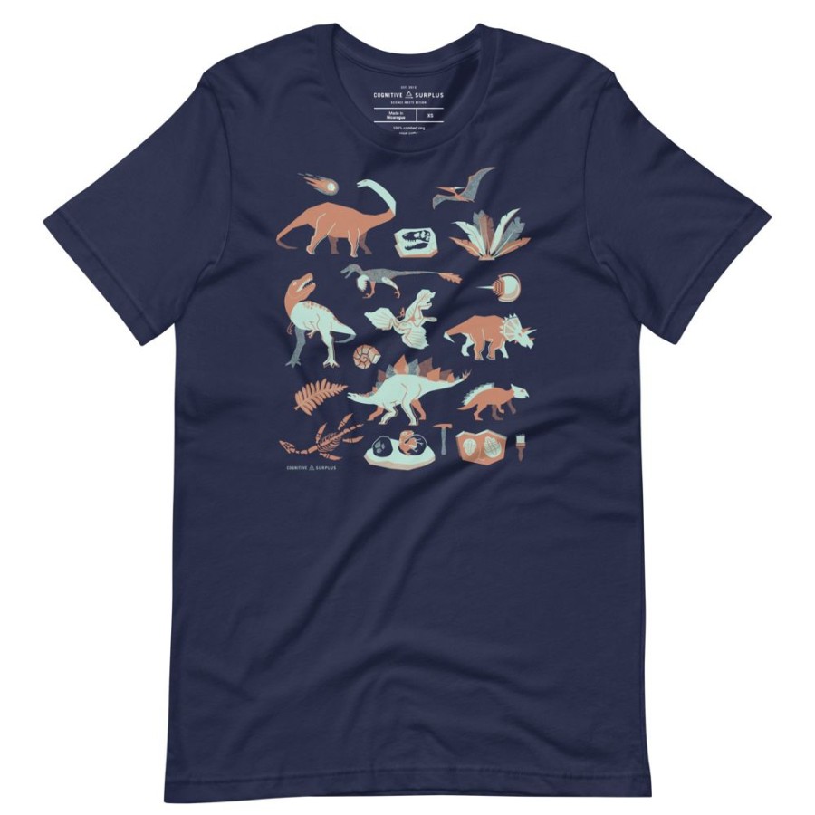 Apparel Cognitive Surplus | Retro Paleontology Graphic Tee