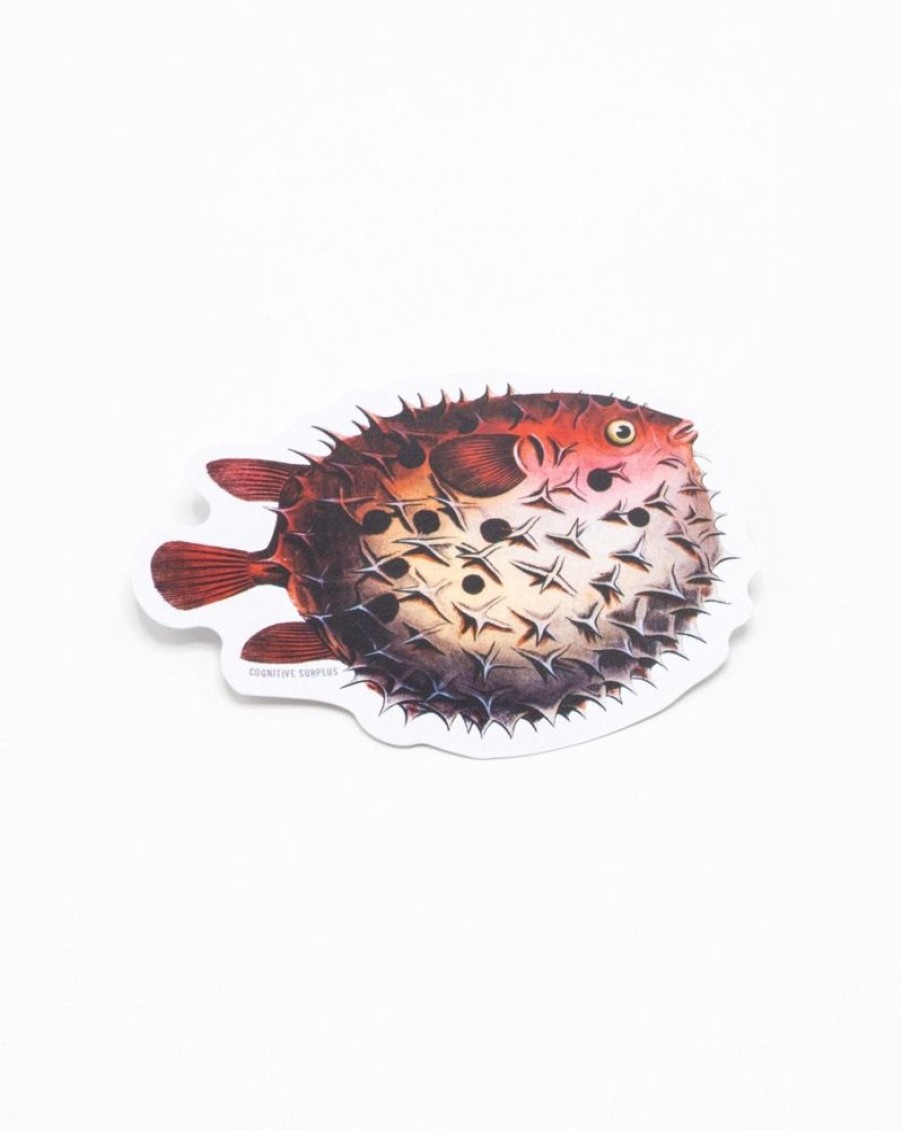 Stationery Cognitive Surplus | Pufferfish Sticker