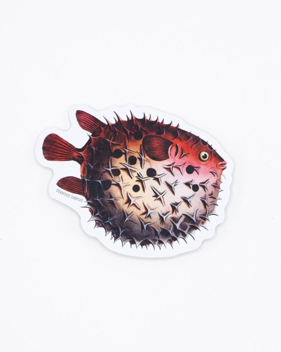 Stationery Cognitive Surplus | Pufferfish Sticker