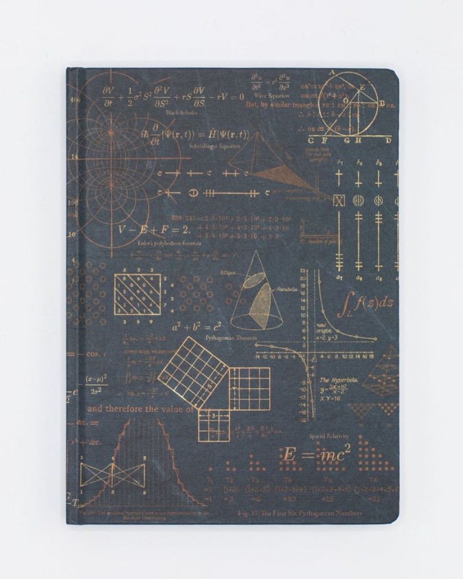 Notebooks Cognitive Surplus | Equations That Changed The World Hardcover - Blank