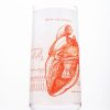 Kitchen + Bar Cognitive Surplus | Anatomical Heart Drinking Glass Tumbler Glass | Cognitive Surplus