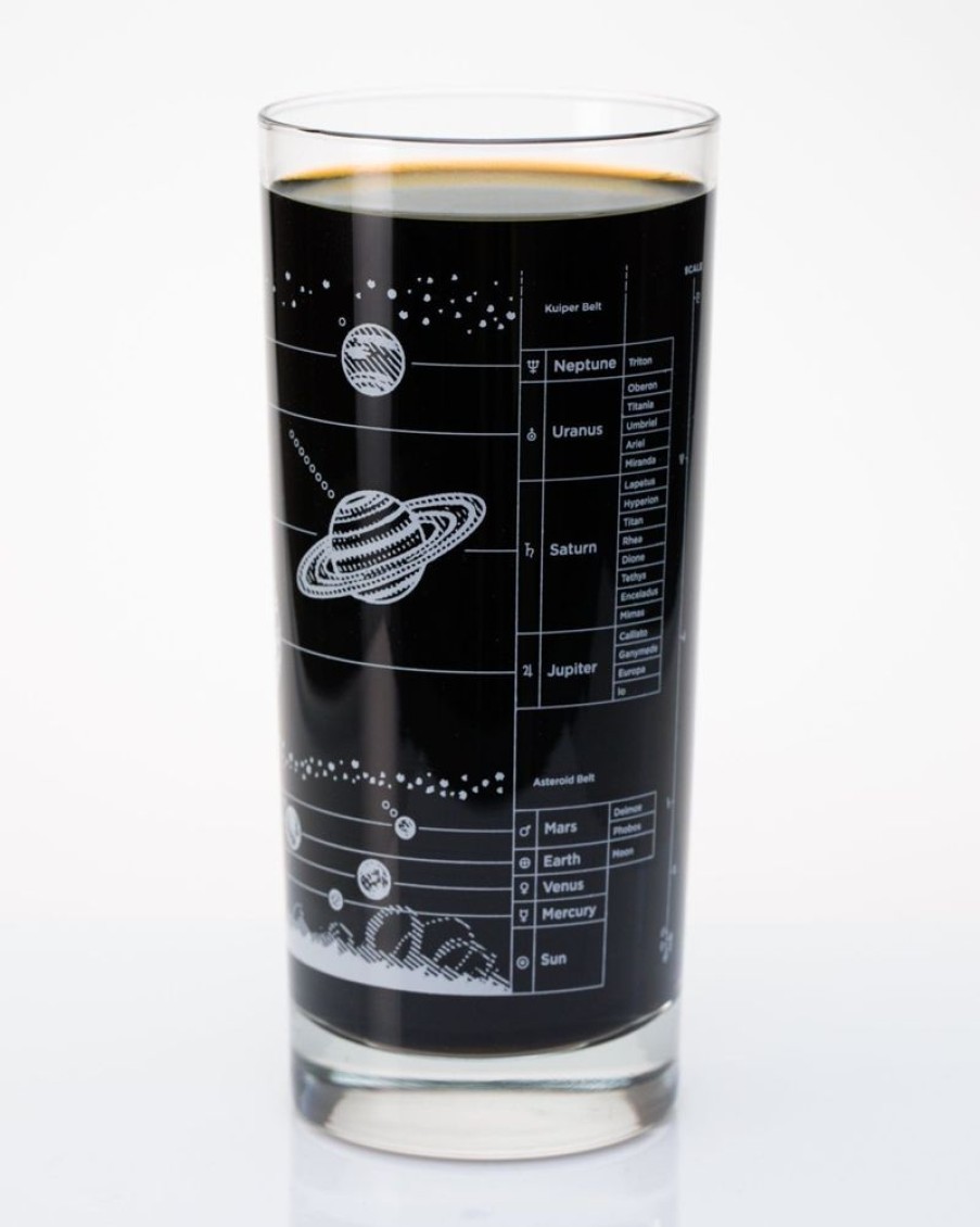 Kitchen + Bar Cognitive Surplus | Solar System Drinking Glass