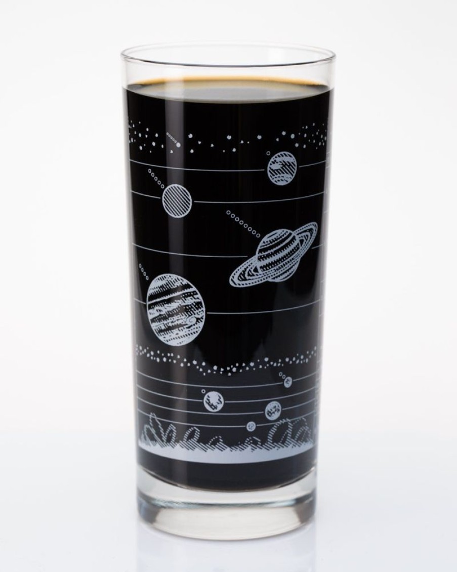 Kitchen + Bar Cognitive Surplus | Solar System Drinking Glass