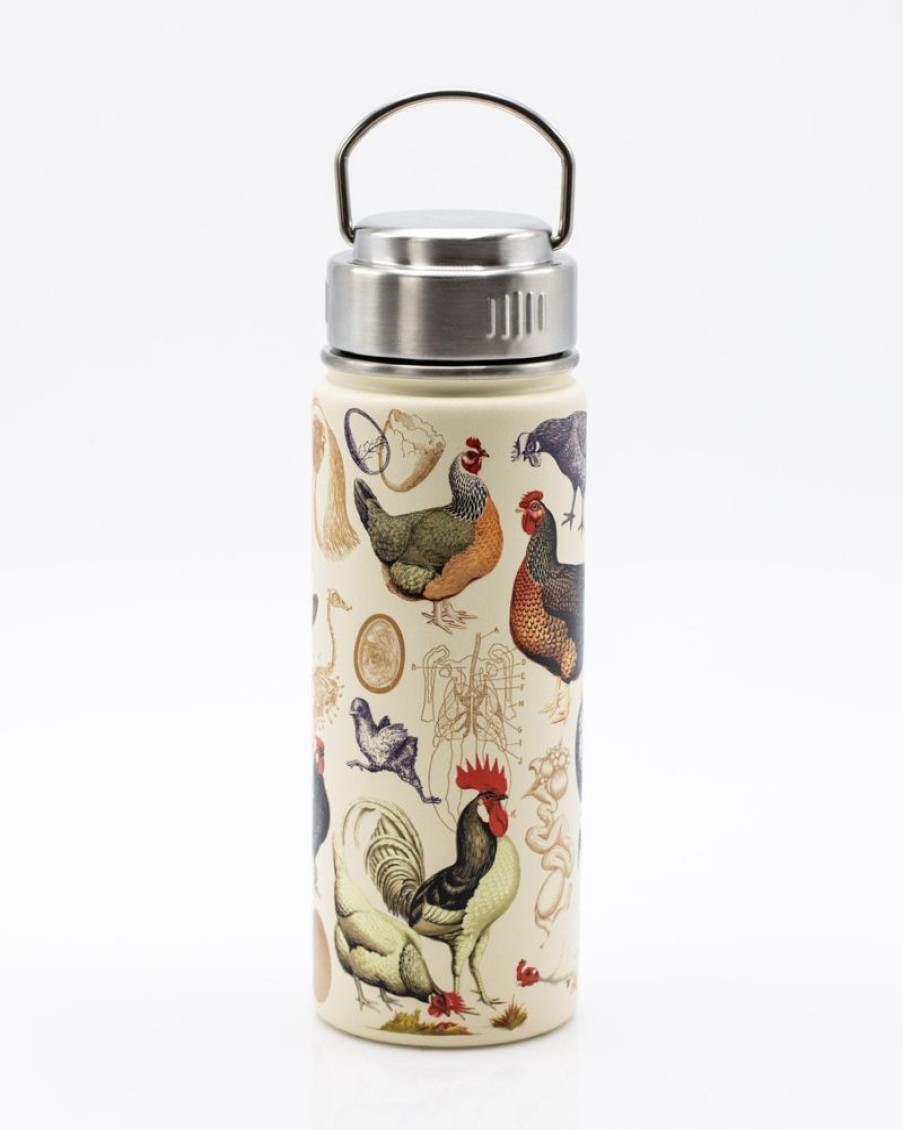 Kitchen + Bar Cognitive Surplus | Poultry Science: Chickens Stainless Steel Travel Mug | Cognitive Surplus