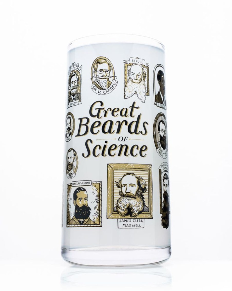 Kitchen + Bar Cognitive Surplus | Great Beards Of Science Drinking Glass | Cognitive Surplus