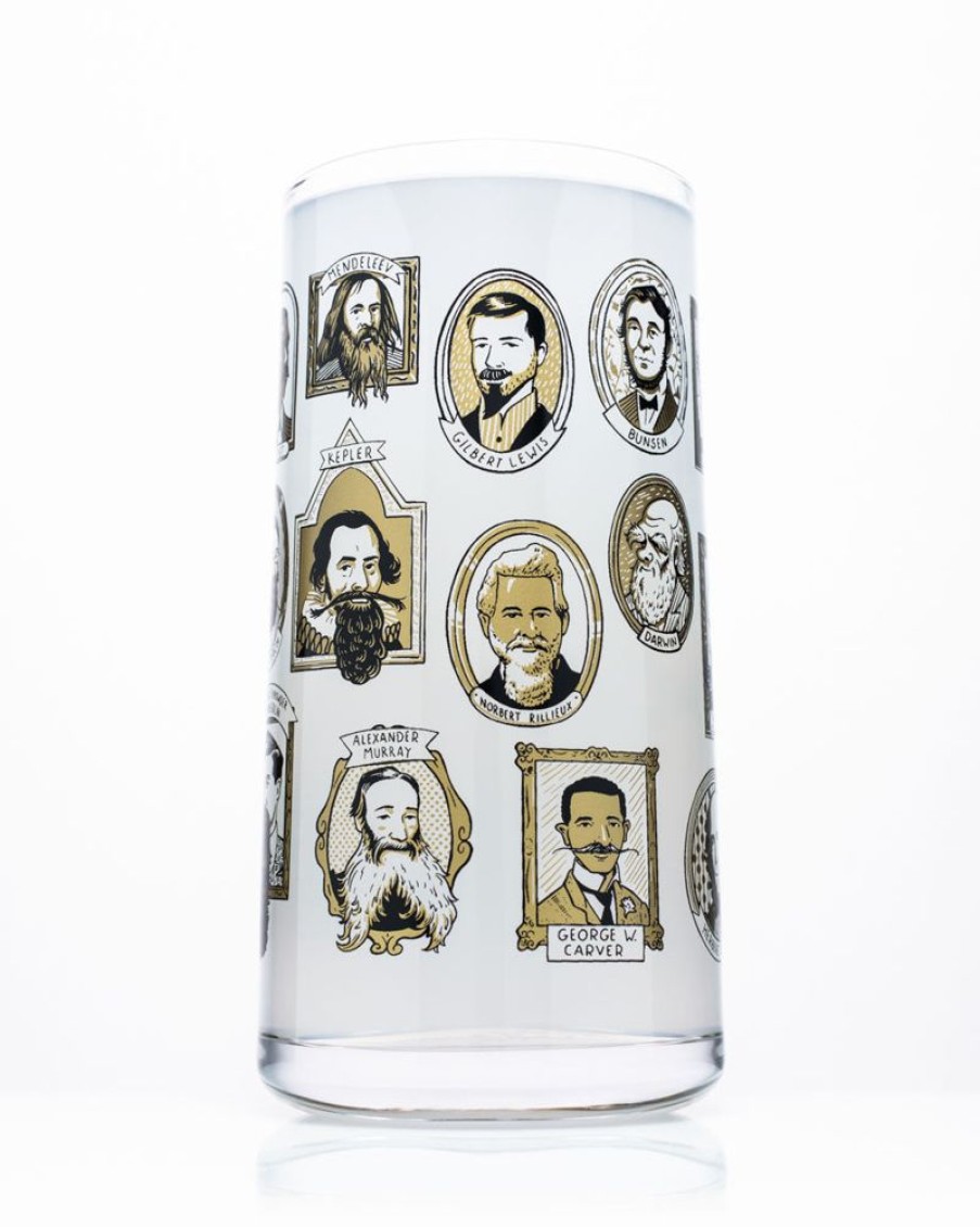 Kitchen + Bar Cognitive Surplus | Great Beards Of Science Drinking Glass | Cognitive Surplus