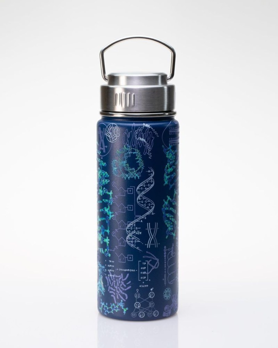 Kitchen + Bar Cognitive Surplus | Genetics & Dna Stainless Steel Vacuum Flask / Insulated Travel Mug