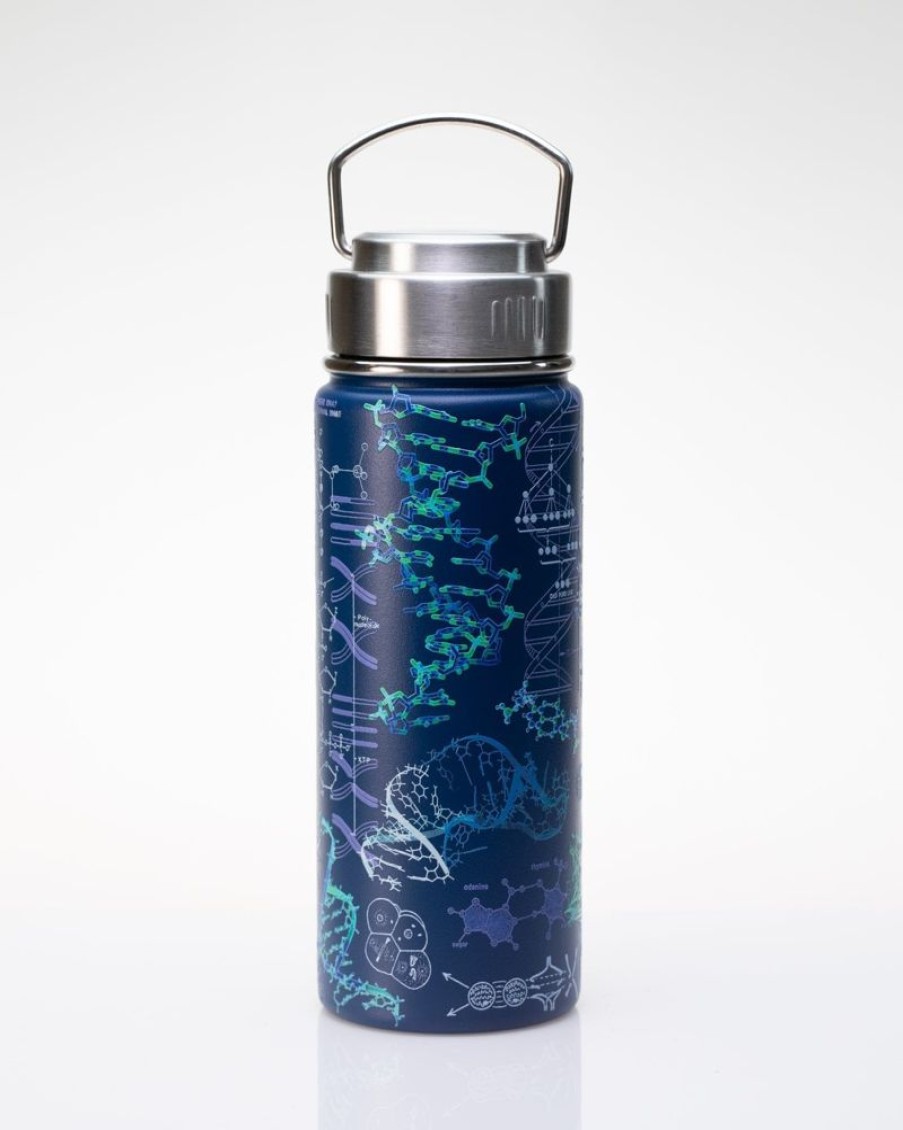 Kitchen + Bar Cognitive Surplus | Genetics & Dna Stainless Steel Vacuum Flask / Insulated Travel Mug