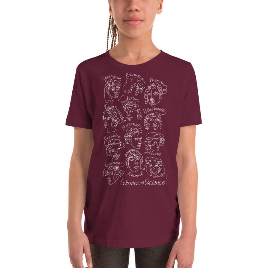 Apparel Cognitive Surplus | Women Of Science Youth Graphic Tee